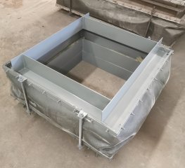 非金属补偿器 矩形非金属膨胀节 织物软连接