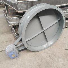 圆形通风蝶阀 圆形挡板门